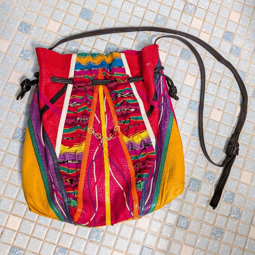 Vintage Carlo Fiori Italy Crossbody Purse